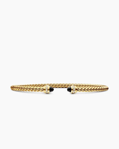 Cablespira Bracelet 18K Yellow Gold with Diamonds