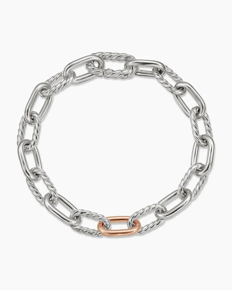 DY Madison® Chain Bracelet with 18K Rose Gold
