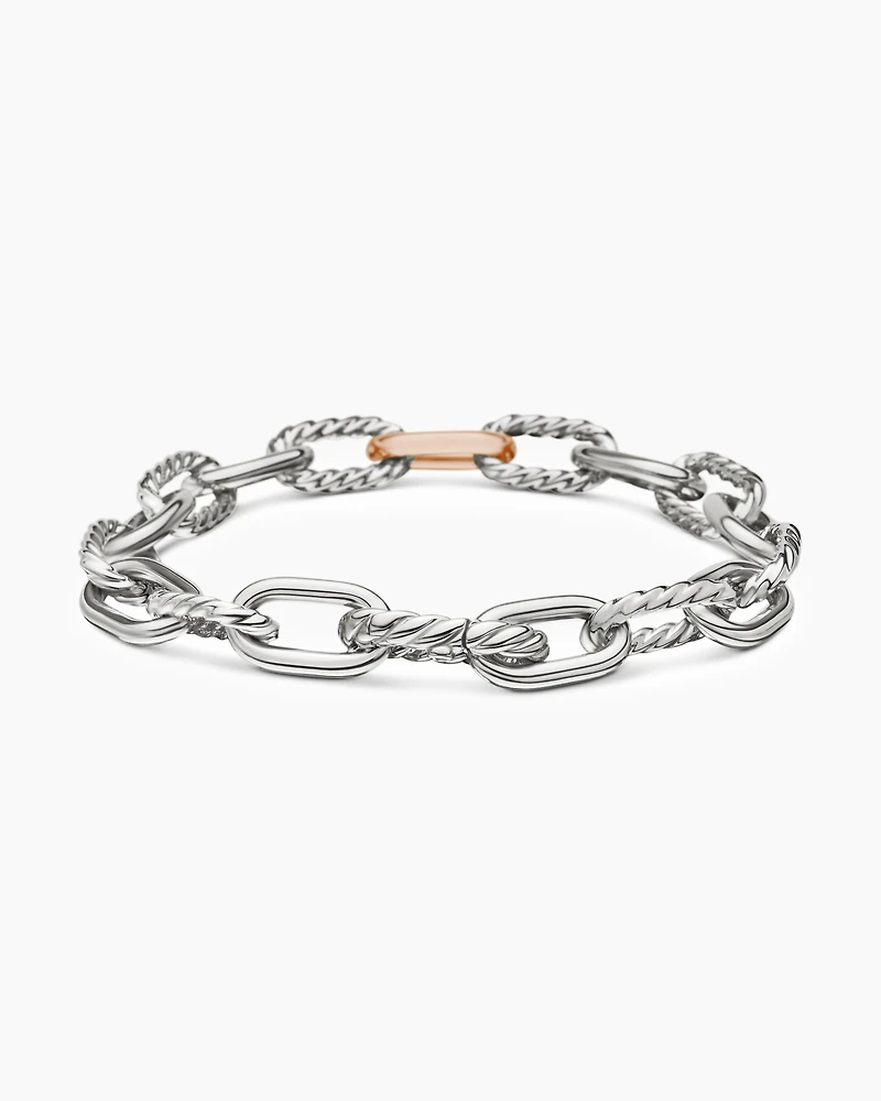 DY Madison® Chain Bracelet with 18K Rose Gold