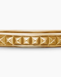 Modern Renaissance Pyramid Bracelet in 18K Yellow Gold, 8mm
