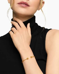 Solari Cablespira® Bracelet in 18K Yellow Gold with Gold Domes, 2.6mm