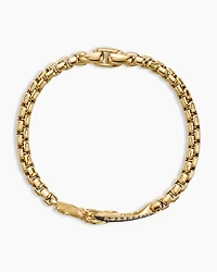 Waves Dagger Bracelet with 18K Yellow Gold, 5mm