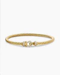 Buckle Bracelet 18K Yellow Gold with Diamonds