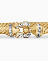 Buckle Bracelet 18K Yellow Gold with Diamonds