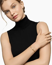 Renaissance® Cablespira Bracelet 18K Yellow Gold with Pearls and Diamonds, 3.5mm