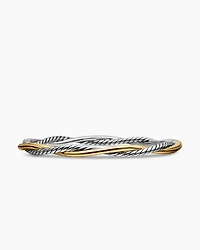 Petite Infinity Bracelet Sterling Silver with 14K Yellow Gold, 4.4mm