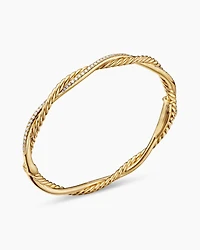 Petite Infinity Bracelet 18K Yellow Gold with Diamonds