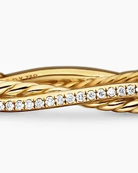 Petite Infinity Bracelet 18K Yellow Gold with Diamonds