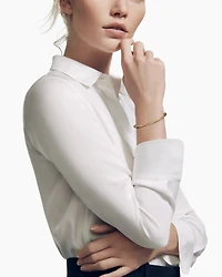 Petite Infinity Bracelet 18K Yellow Gold with Diamonds