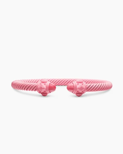 Renaissance® Classic Cable Bracelet Pink Aluminum, 5mm