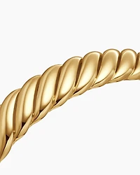 Sculpted Cable Bracelet in 18K Yellow Gold, 10mm