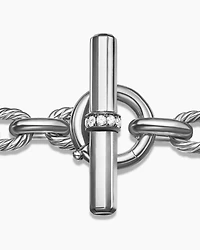 Lexington Chain Bracelet with Diamonds, 9.8mm