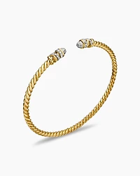 Petite Helena Bracelet 18K Yellow Gold with Diamonds, 3mm