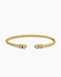 Petite Helena Bracelet 18K Yellow Gold with Diamonds, 3mm