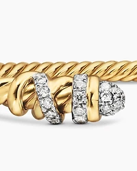 Petite Helena Bracelet 18K Yellow Gold with Diamonds, 3mm