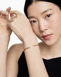 Petite Helena Bracelet 18K Yellow Gold with Diamonds, 3mm