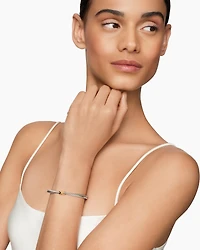 Petite X Center Station Bracelet with 18K Yellow Gold