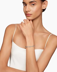 Petite X Center Station Bracelet with Diamonds, 5.2mm