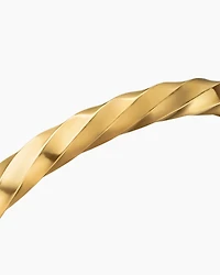 Cable Edge® Cuff Bracelet in 18K Yellow Gold, 5.5mm