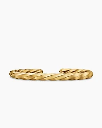 Cable Edge® Cuff Bracelet in 18K Yellow Gold, 5.5mm