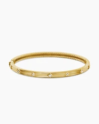 Modern Renaissance Bracelet 18K Yellow Gold with Diamonds, 4.5mm