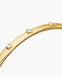 Modern Renaissance Bracelet 18K Yellow Gold with Diamonds, 4.5mm