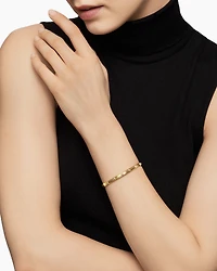 Modern Renaissance Bracelet 18K Yellow Gold with Diamonds, 4.5mm