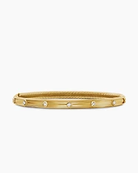 Modern Renaissance Bracelet 18K Yellow Gold with Diamonds, 4.5mm