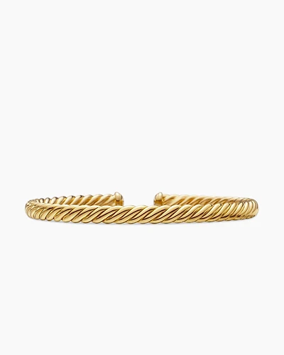 Cablespira® Oval Bracelet 18K Yellow Gold