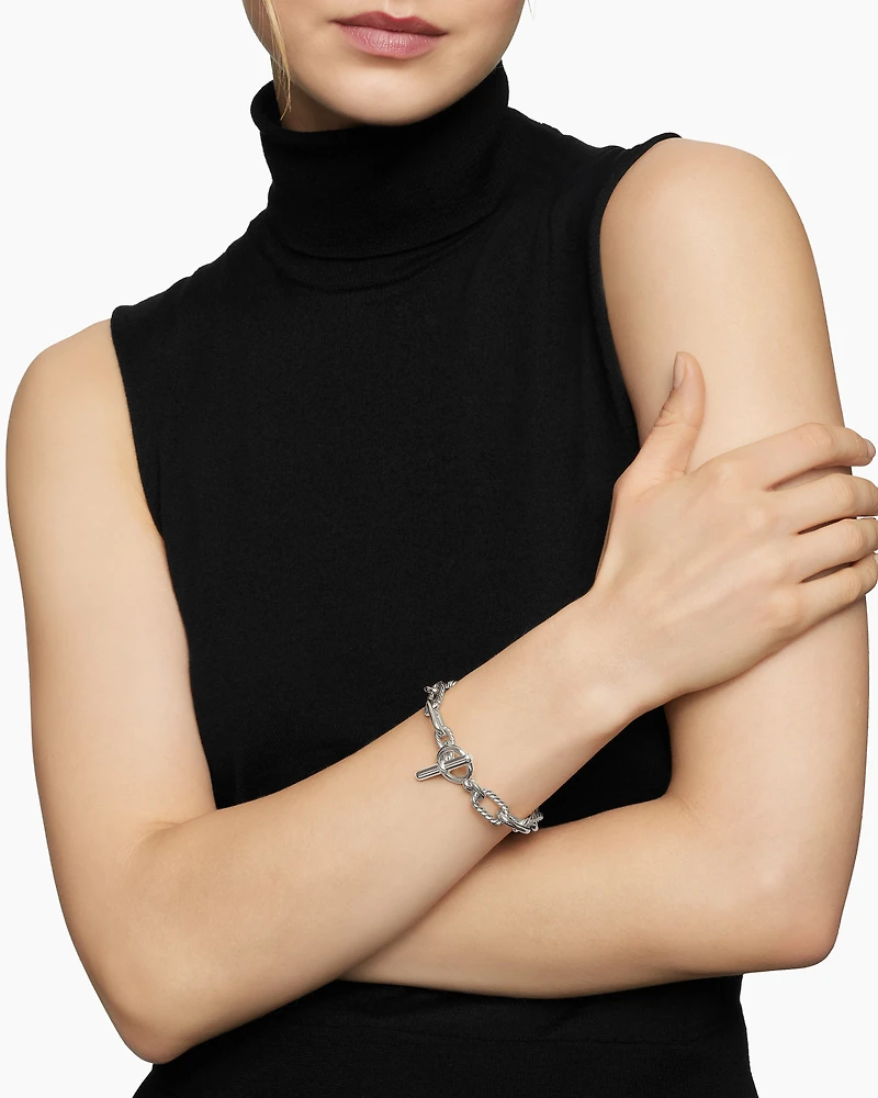 DY Madison® Toggle Chain Bracelet Sterling Silver, 11mm
