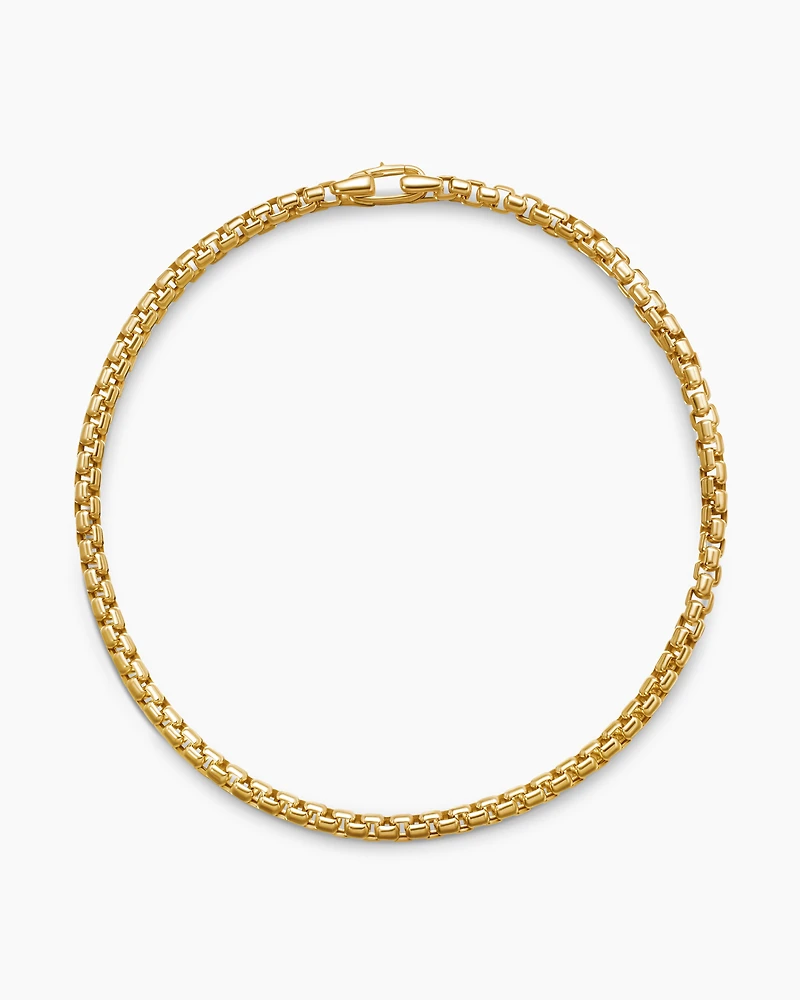 DY Bel Aire Box Chain Bracelet 18K Yellow Gold