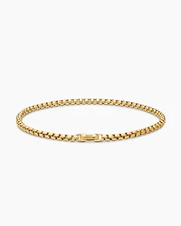 DY Bel Aire Box Chain Bracelet 18K Yellow Gold