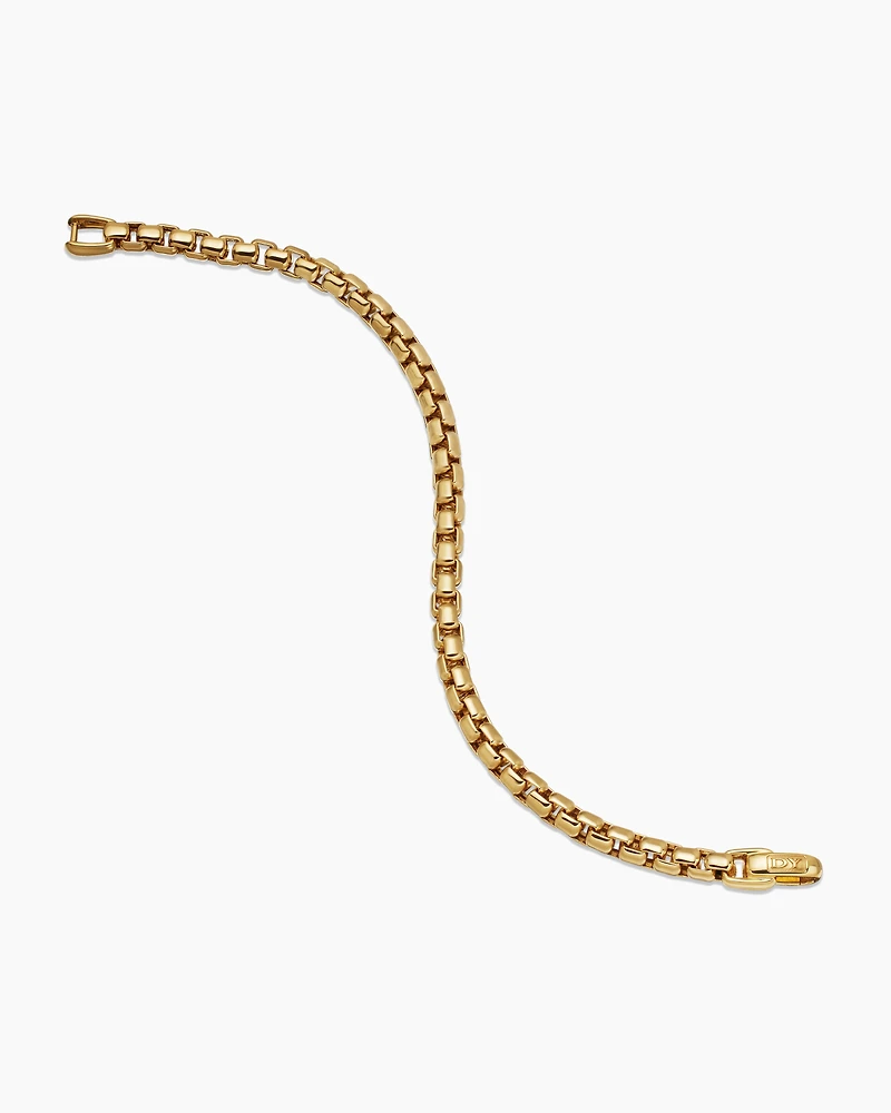 DY Bael Aire Box Chain Bracelet in 18K Yellow Gold, 5.2mm