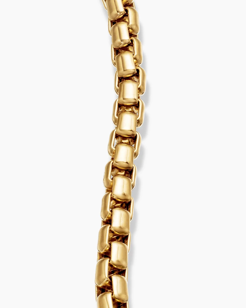 DY Bael Aire Box Chain Bracelet in 18K Yellow Gold, 5.2mm