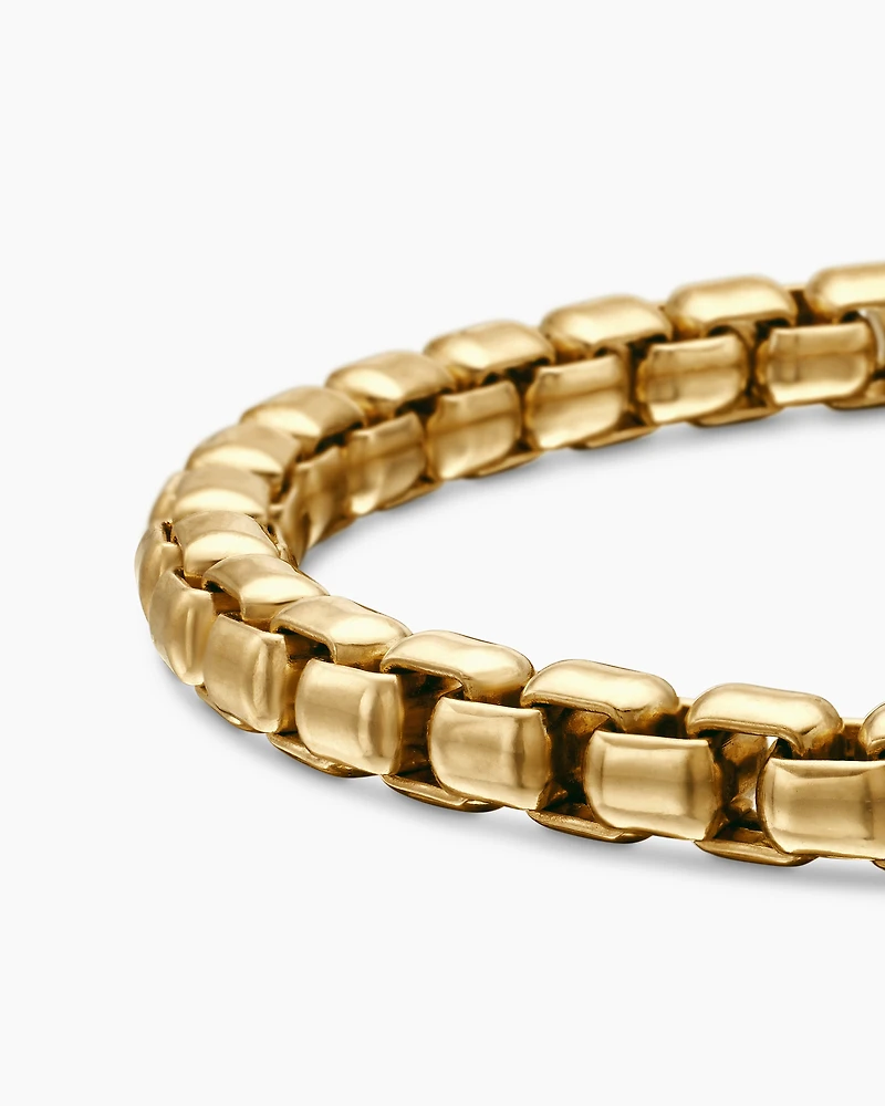 DY Bael Aire Box Chain Bracelet in 18K Yellow Gold, 5.2mm