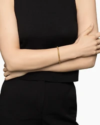 DY Bael Aire Box Chain Bracelet in 18K Yellow Gold, 5.2mm