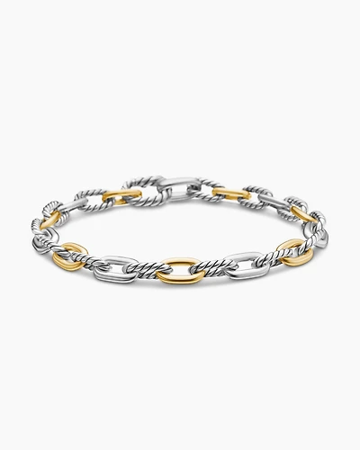 DY Madison® Chain Bracelet with 18K Yellow Gold
