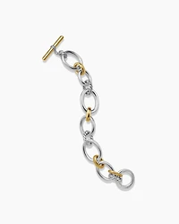 DY Mercer® Chain Bracelet Sterling Silver with 18K Yellow Gold and Diamonds