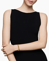 Sculpted Cable Bracelet 18K Yellow Gold, 8.5mm