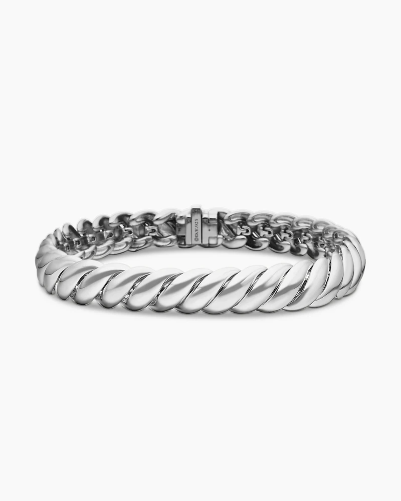 Sculpted Cable Bracelet Sterling Silver