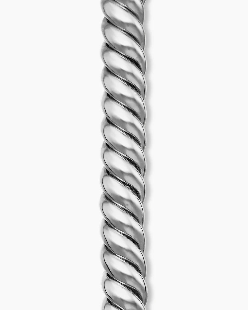Sculpted Cable Bracelet Sterling Silver