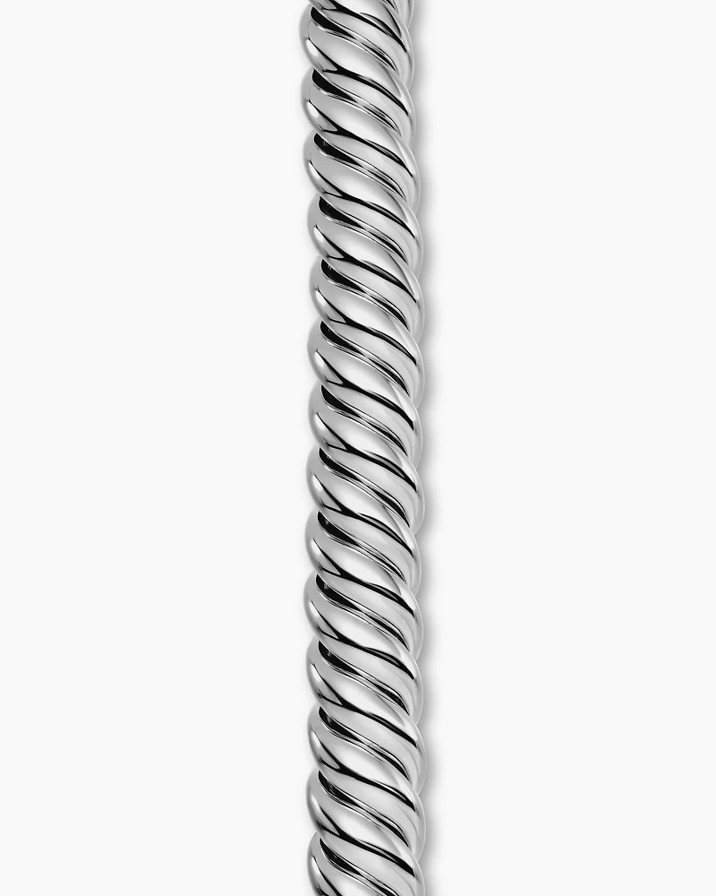 Sculpted Cable Bracelet Sterling Silver