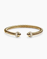 Cable Bracelet 18K Yellow Gold with Diamonds