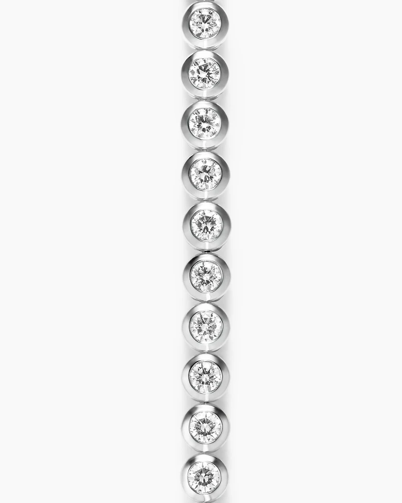 Tennis Bracelet in 18K White Gold with Diamonds, 4.7mm