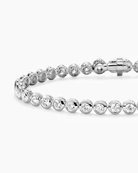 Tennis Bracelet in 18K White Gold with Diamonds, 4.7mm