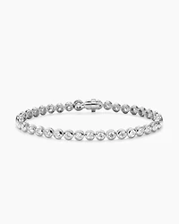 Tennis Bracelet in 18K White Gold with Diamonds, 4.7mm