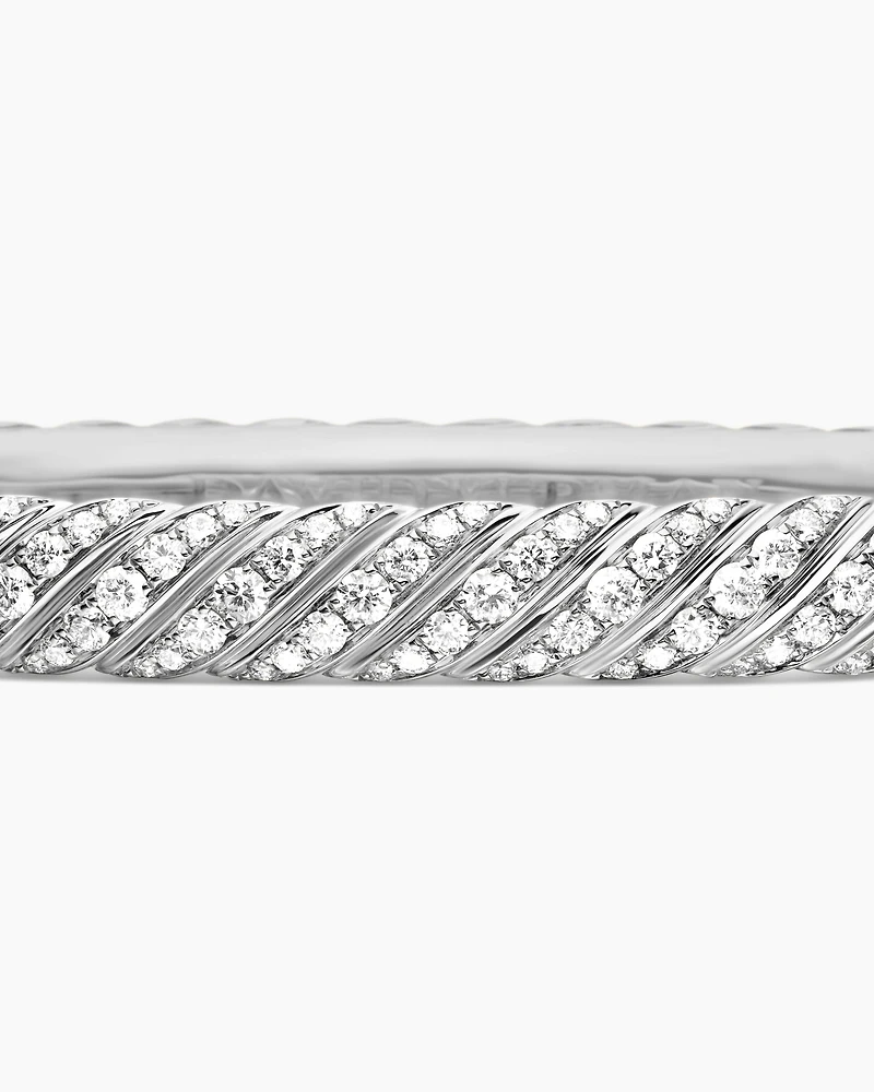 Cablespira Bracelet 18K White Gold with Diamonds