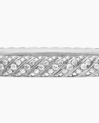 Cablespira Bracelet 18K White Gold with Diamonds