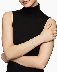 Cablespira Bracelet 18K White Gold with Diamonds
