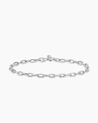 DY Madison® Pavé Toggle Chain Bracelet Sterling Silver with Diamonds, 3mm